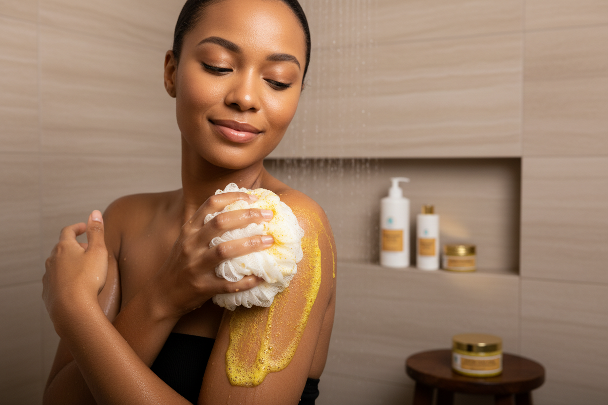 Sugar Scrub pineapple turmeric